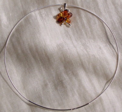 Amber Silver Chain for pendants CHNW01